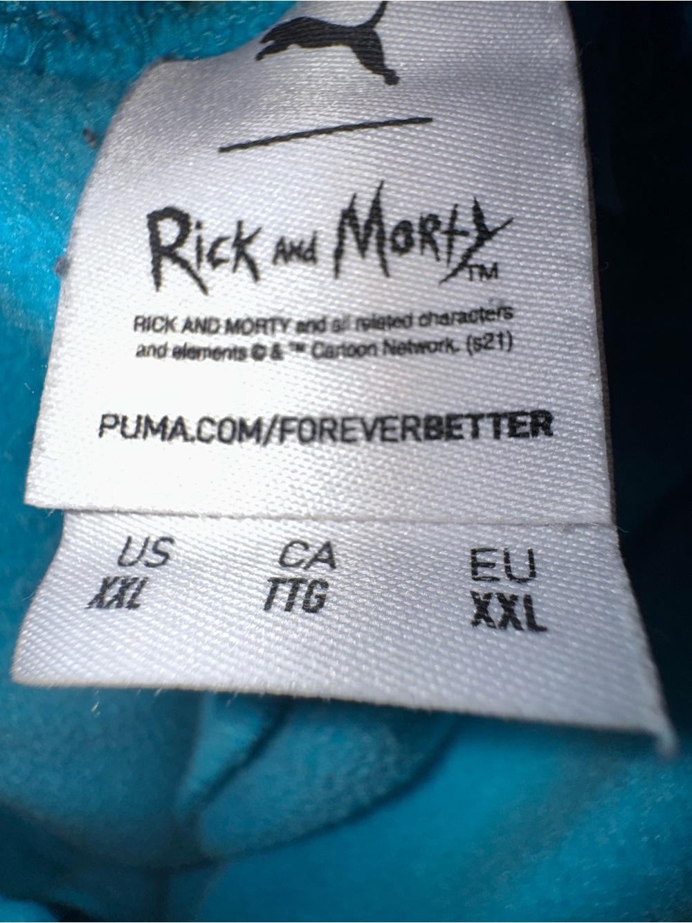 Puma - Rick and Morty jogger style sweat pants. Like new, no tags.